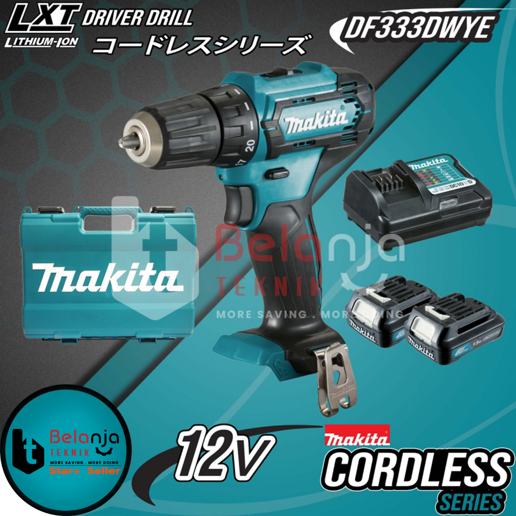 Jual Makita Mesin Bor Obeng Baterai Df Dwye Driver Drill Cordless V Df Shopee Indonesia