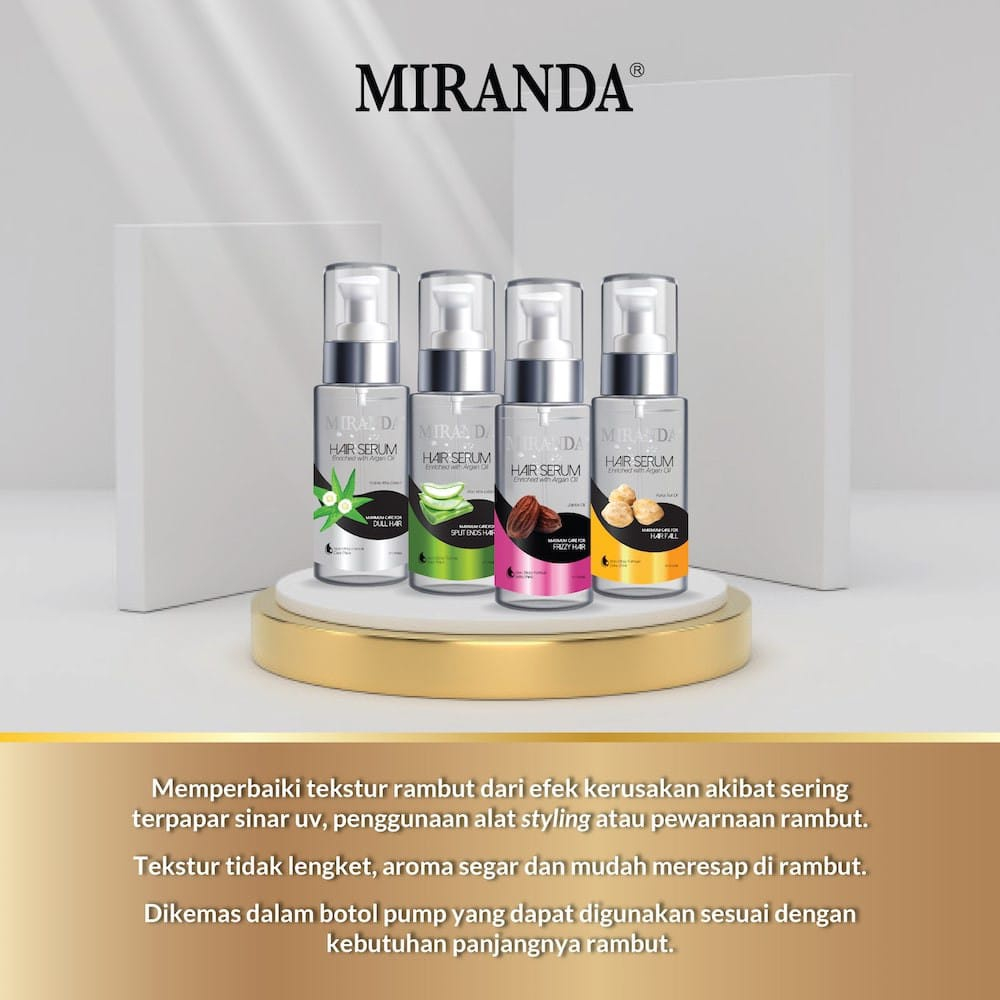 Jual Miranda Hair Serum (Serum Rambut) 100ml | Shopee Indonesia