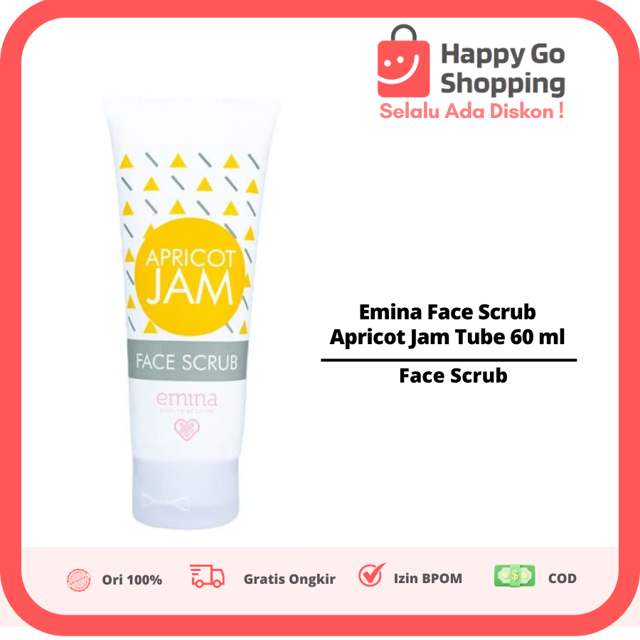 Jual Emina Face Scrub Apricot Jam Tube 60 ml Shopee Indonesia