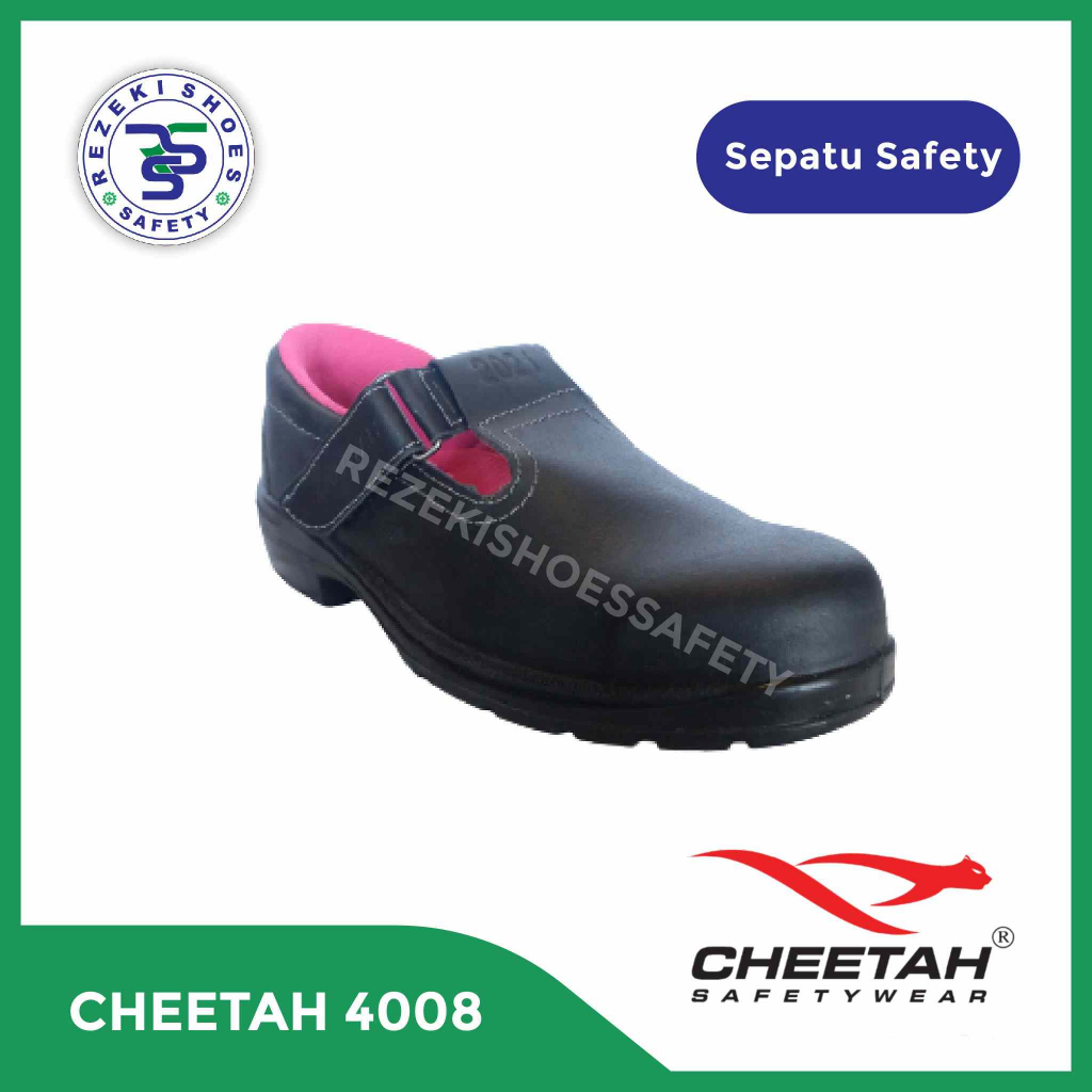 Jual Sepatu Safety Cheetah 4008H / Safety Shoes Wanita Cheetah 4008 H