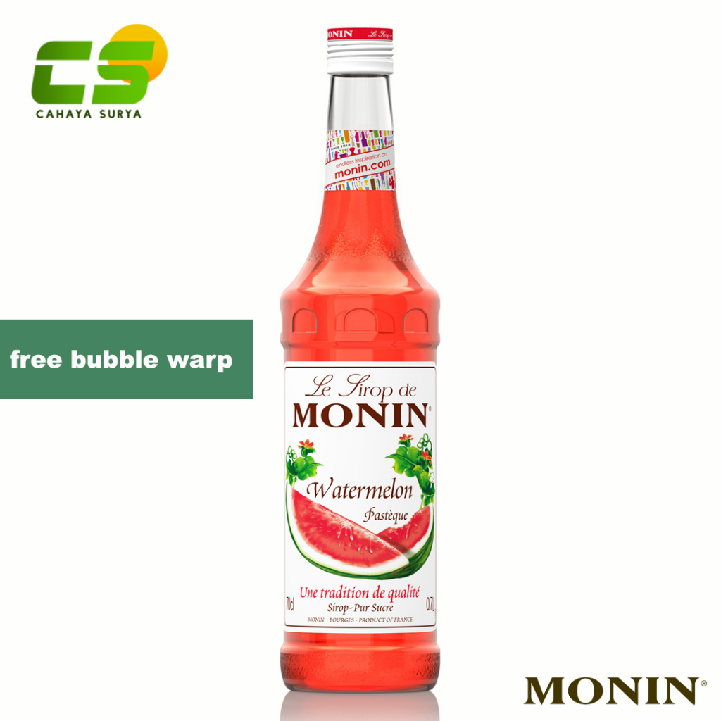 Jual Monin Syrup/Sirup Watermelon Syrup 700 ml Shopee Indonesia