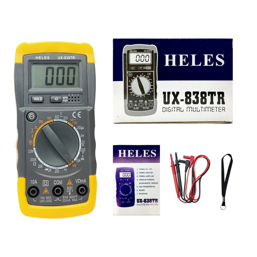 Jual MULTITESTER HELES UX 838 DIGITAL Shopee Indonesia