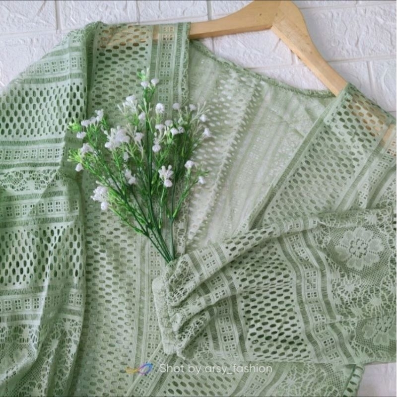 Jual Cardigan Brukat / Outer Brukat Terlaris dan Trend Masa Kini Warna