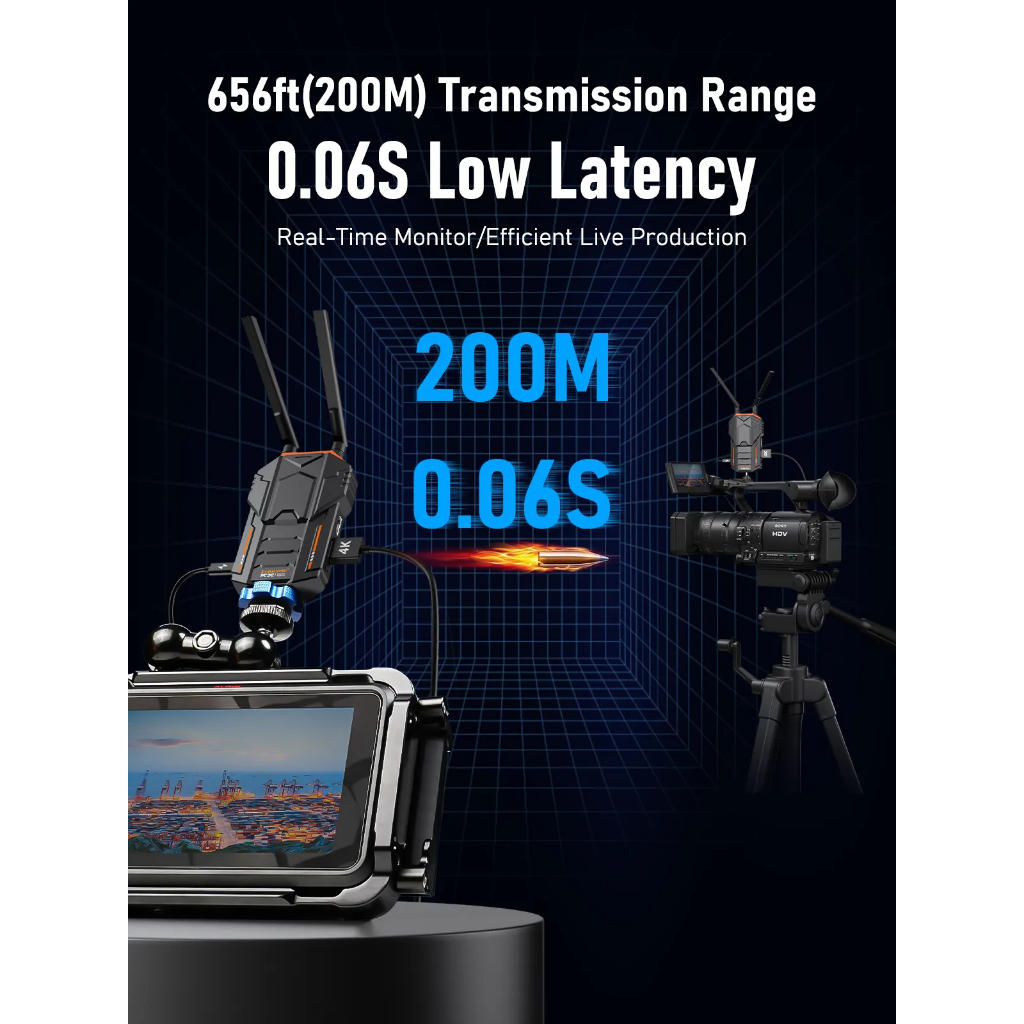 Jual Lemorele R100 200M Wireless HDMI Extender HD 1080P Video ...