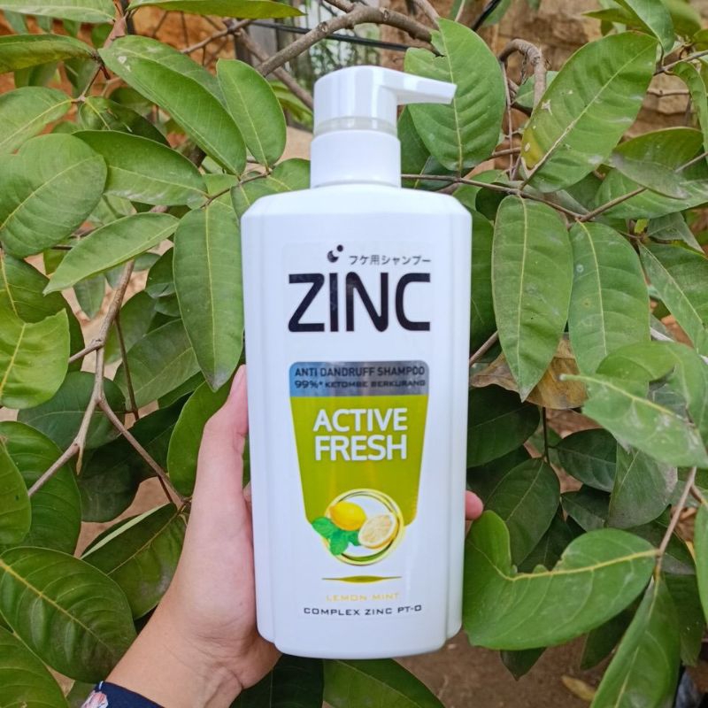 Jual ZINC Shampoo ACTIVE FRESH Anti Dandruff Lemon Mint 680ml 680 ml