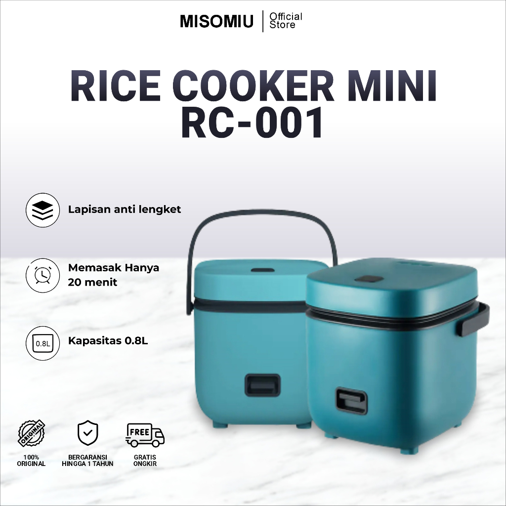 Jual Rice Cooker Mini RC001 Multifungsi / Penanak Nasi Kecil Anak Kos