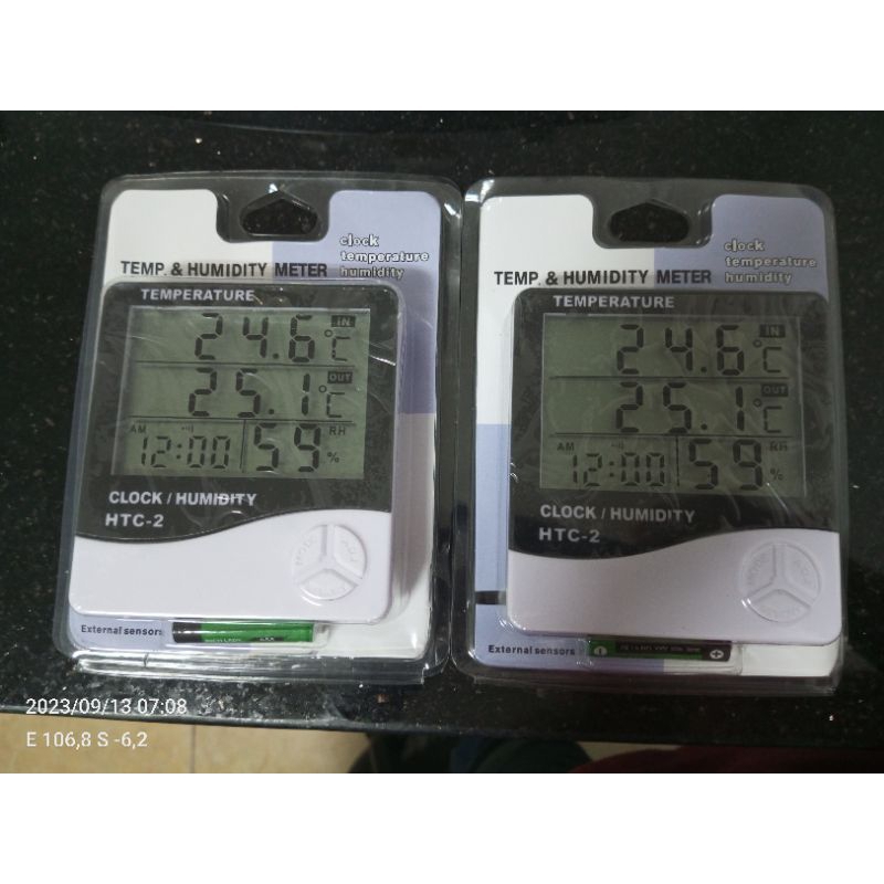 Jual Thermometer Hygrometer Htc Sertifikat Kalibrasi Kan Shopee