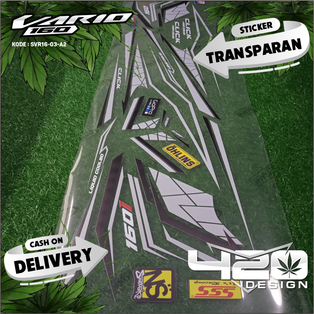 Jual Sticker Striping Transparan Vario 160 Tahun 2022 Custom CLICK ...