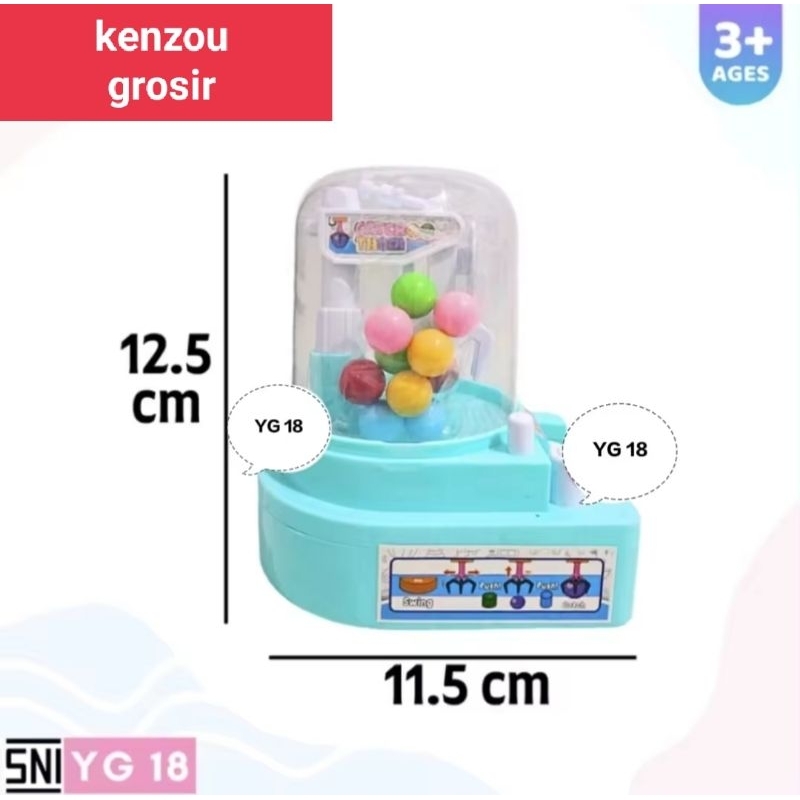 Jual Mainan Capit Bola Claw Machine Toys YG18 | Shopee Indonesia