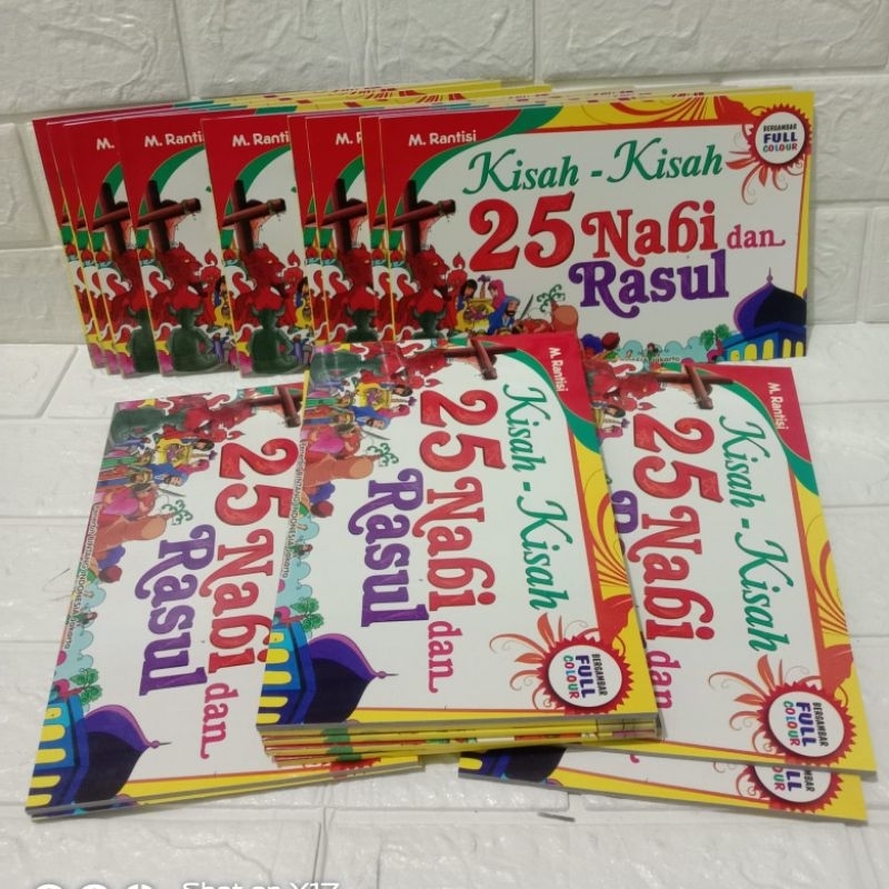 Jual Buku Kisah 25 Nabi Dan Rasul/ Buku CeritaAnak/Buku Cerita Nabi Dan ...