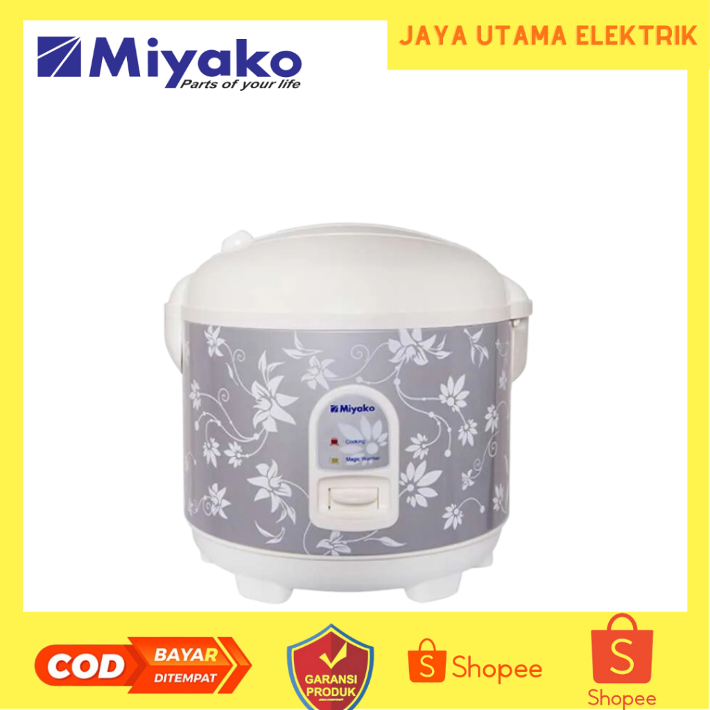 Jual Miyako Rice Cooker Magic Com Mcm 528 1 8 Liter Magicom Shopee Indonesia