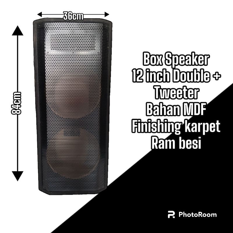 Jual Box kosong 12 inch double plus tweeter | Shopee Indonesia