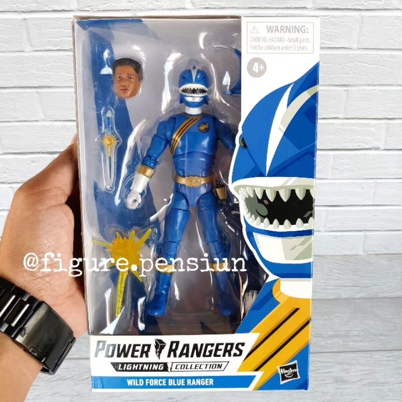 Jual HASBRO POWER RANGERS LIGHTNING COLLECTION WILD FORCE BLUE RANGER ...