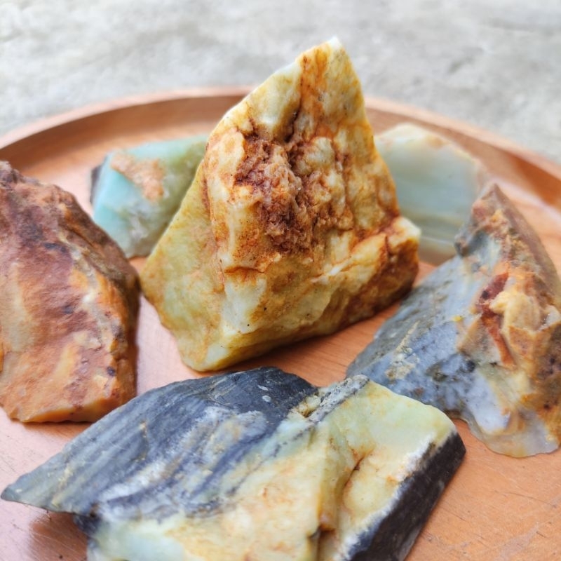 Jual Blue Sky Amazonite Raw Natural Healing Stone - Batu Alam Kesehatan ...