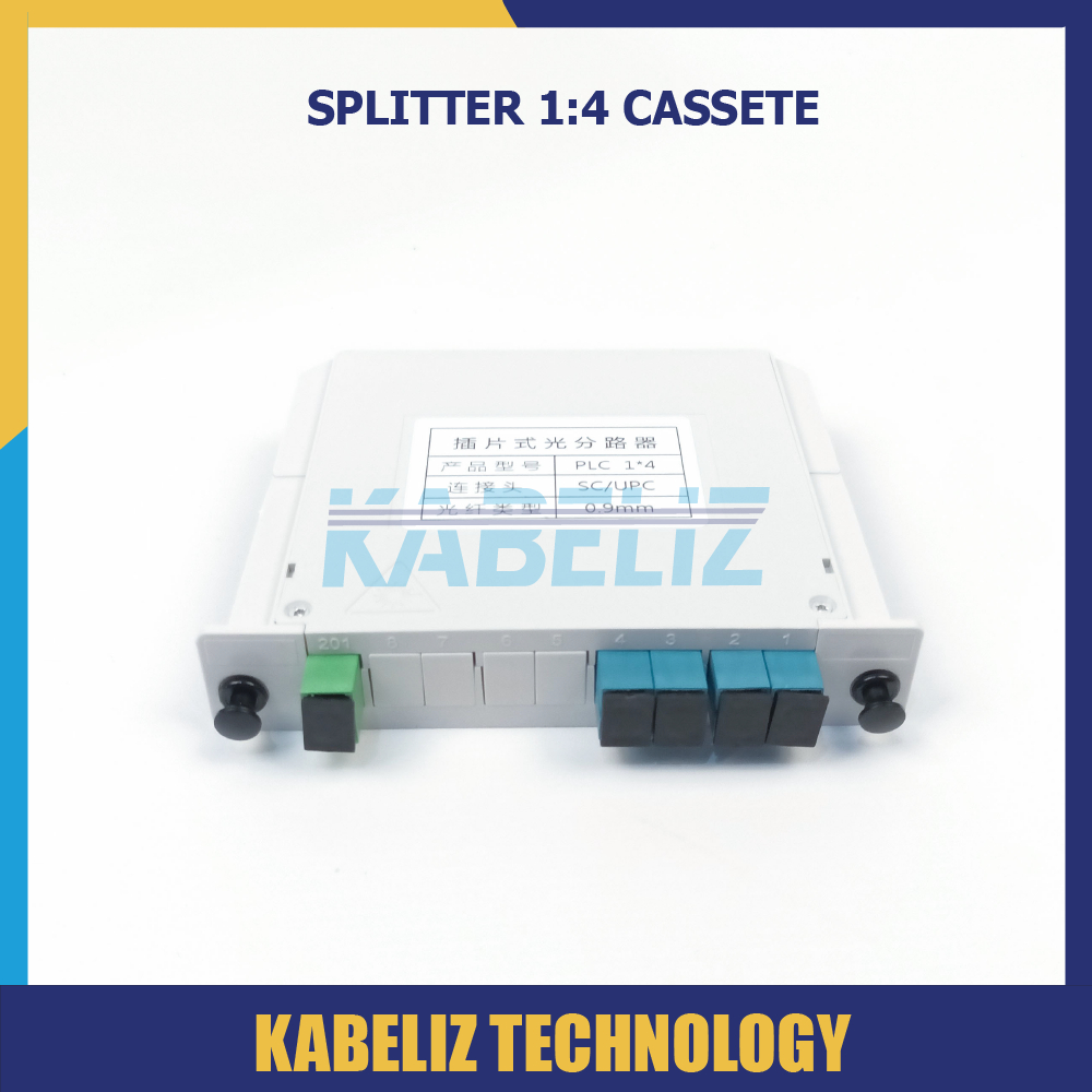 Jual SPLITTER PLC CASSETE 1X4 SPLITER 1:4 SC UPC MURAH | Shopee Indonesia