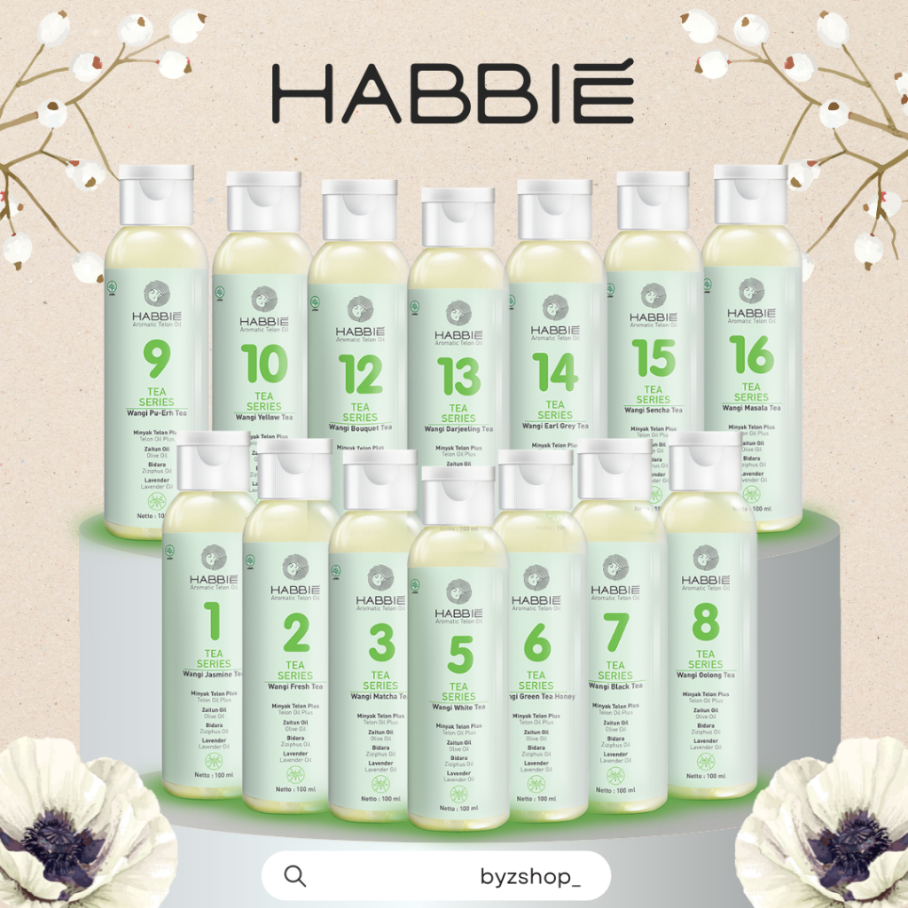 Jual [READY] Habbie Minyak Telon Aromatic Telon Oil Tea Series | Shopee ...