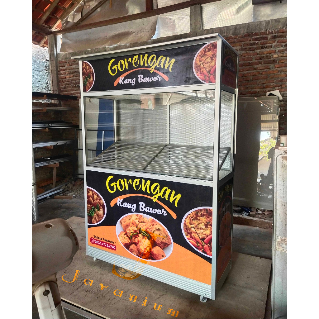 Jual Gerobak gorengan aluminium / grobak gorengan aluminium | Shopee ...