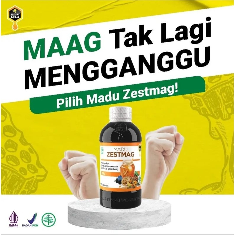 Jual Madu Zestmag Pakar Maag Asam Lambung Gerd Perut Kembung Madu