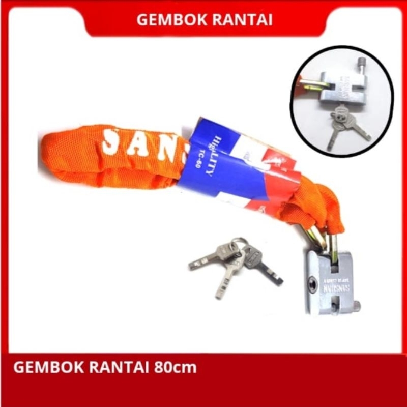 Jual gembok rantai garansi 6bulan rusak / macet uang kembali 100% ...