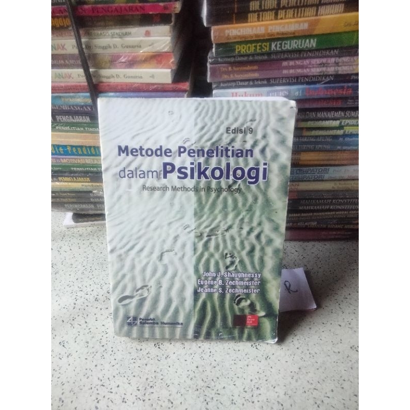 Jual Buku Penelitian, Metode Penelitian dalam PSIKOLOGI Edisi 9 ( John J. Shaughnessy,dkk