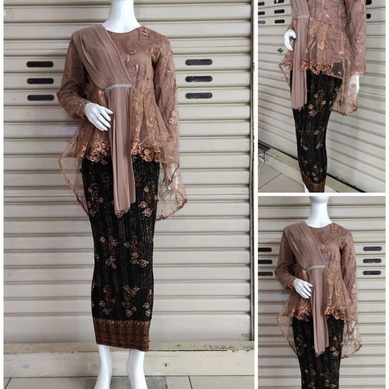 Jual PROMO!!! SETELAN KEBAYA SELENDANG AURORA TERLARIS / KEBAYA ...