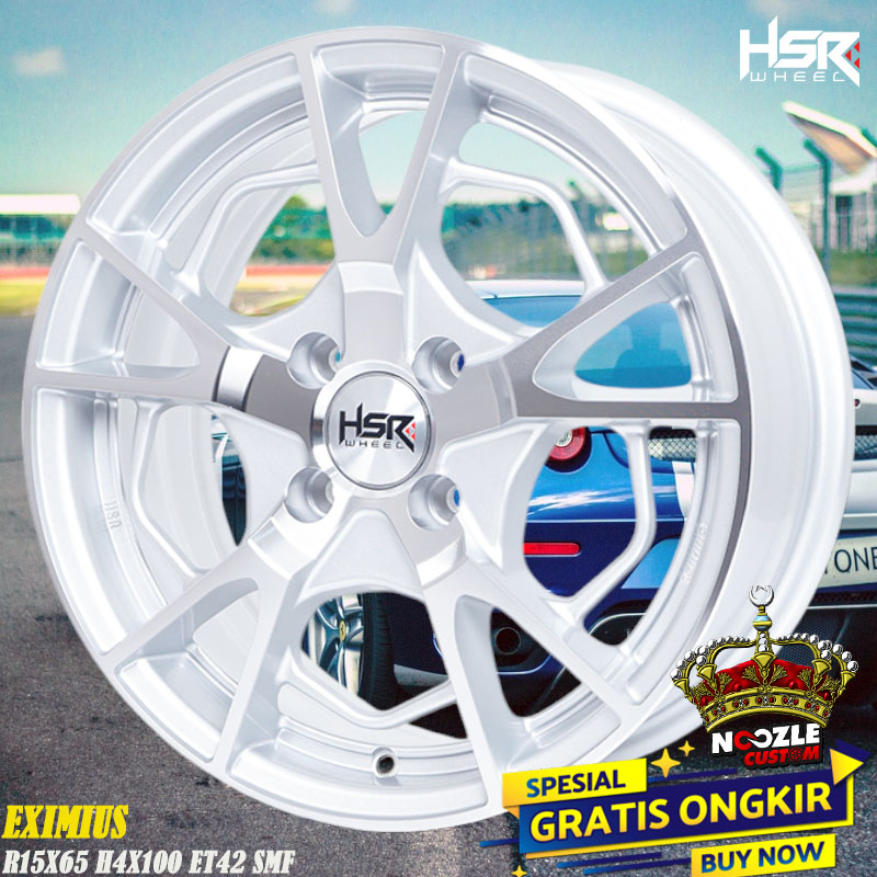 Jual Velg HSR Terbaru R15 Baut 4 PCD 100 Harga Promo Special Pelek Ring ...