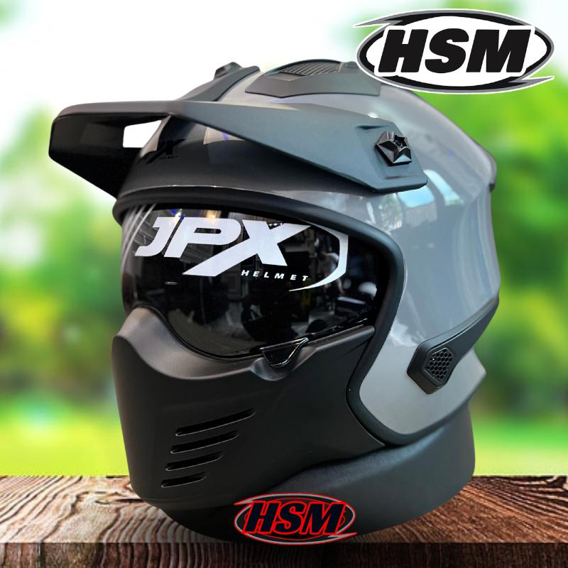 Jual HELM HALF FACE PRIA DUAL MODE INNER VISOR ORIGINAL SNI | Shopee ...
