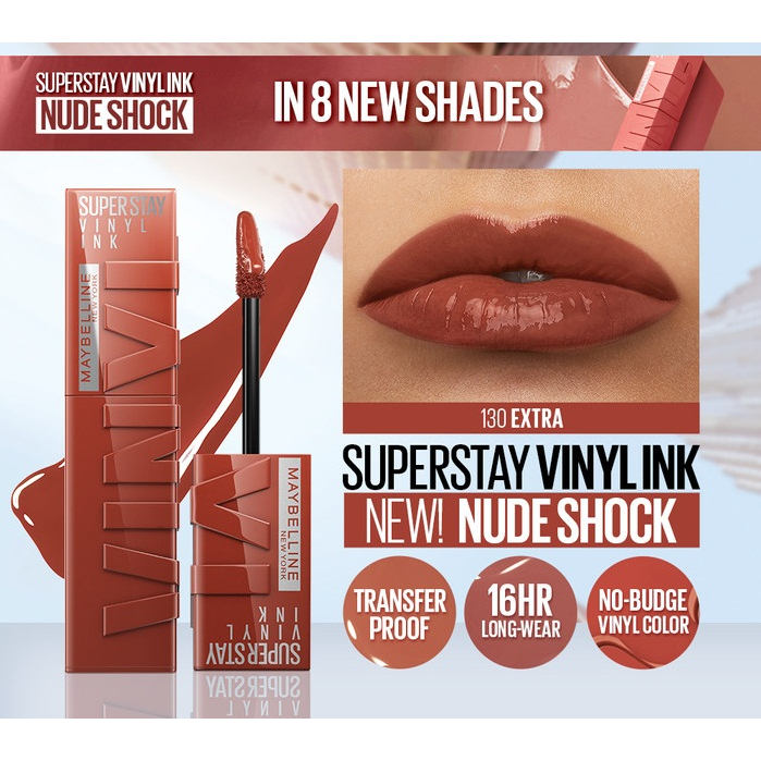 Maybelline Superstay Vinyl Ink Liquid Lipstick, Extra, 4.2ml