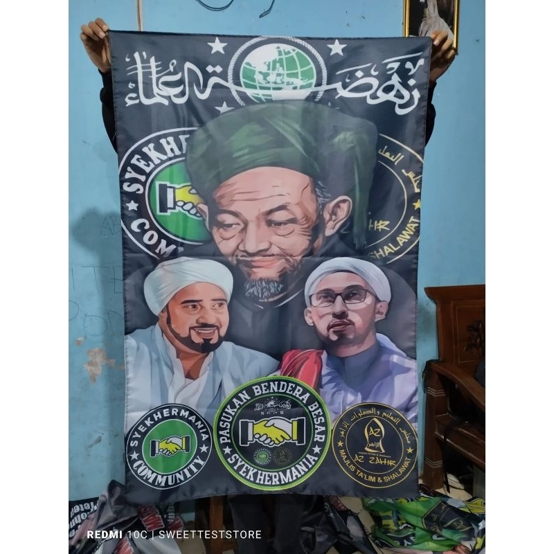 Jual READY STOK BENDERA HABIB, BENDERA SYEKHERMANIA FULL PRINTING ...