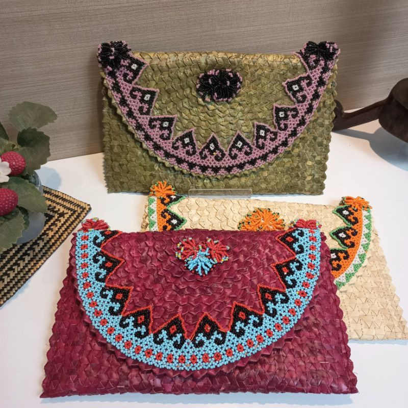 Jual Clutch Pandan Manik Gerigi | by Matan Gallery | Shopee Indonesia