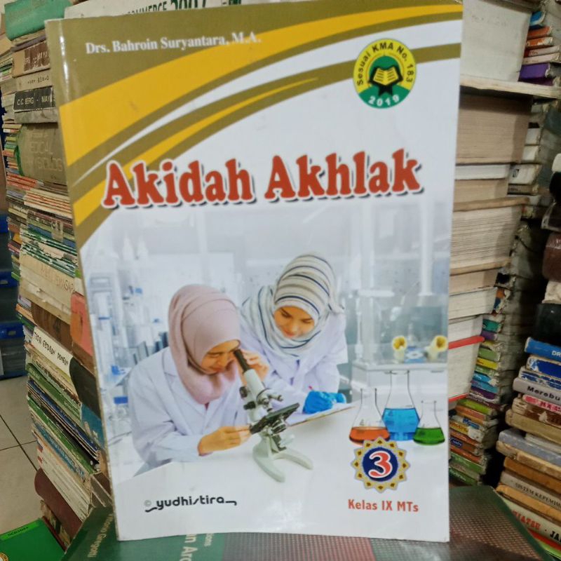 Jual BUKU AKIDAH AKHLAK KELAS IX MTS YUDHISTIRA | Shopee Indonesia