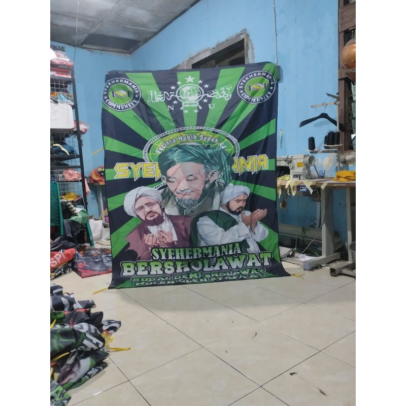 Jual Terlaris 1 HARI JADI + BENDERA SYEKHERMANIA, BENDERA HABIB SYECH ...