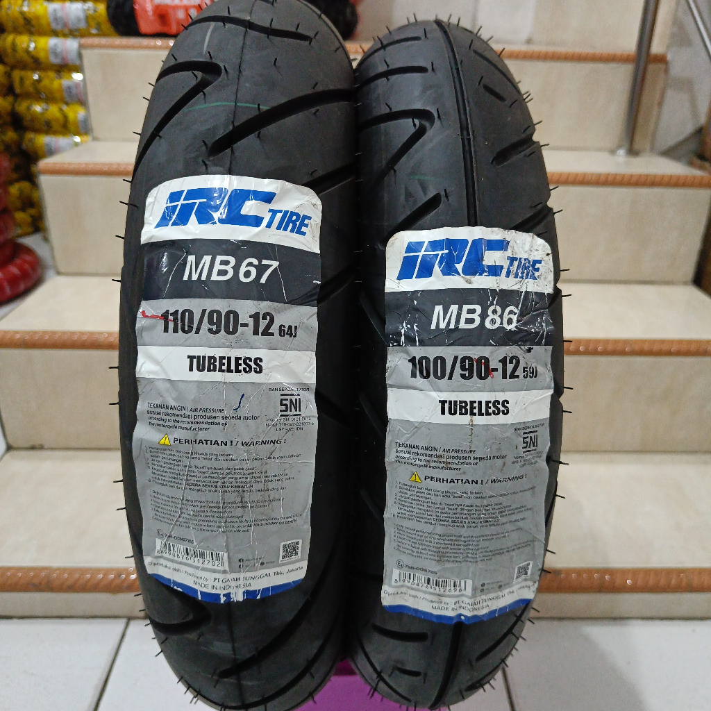 Jual Paket ban scoopy ring 12 100/90-12 & 110/90-12 IRC MB67 & MB86 ...