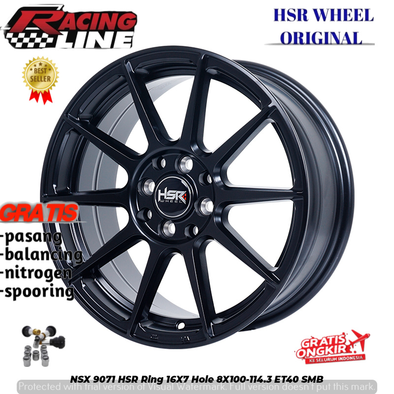 Jual Velg Mobil Baru Ring Nsx Hsr R Lebar H X Et Warna Smb Shopee Indonesia