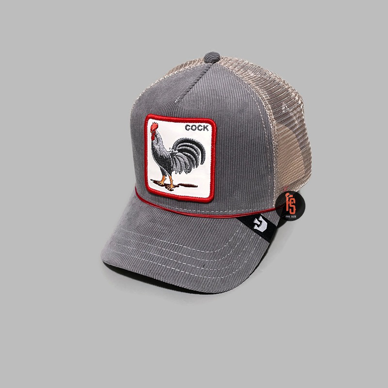 TOPI ORIGINAL GOORIN BROS TRUCKER COR ARENA COCK GREY