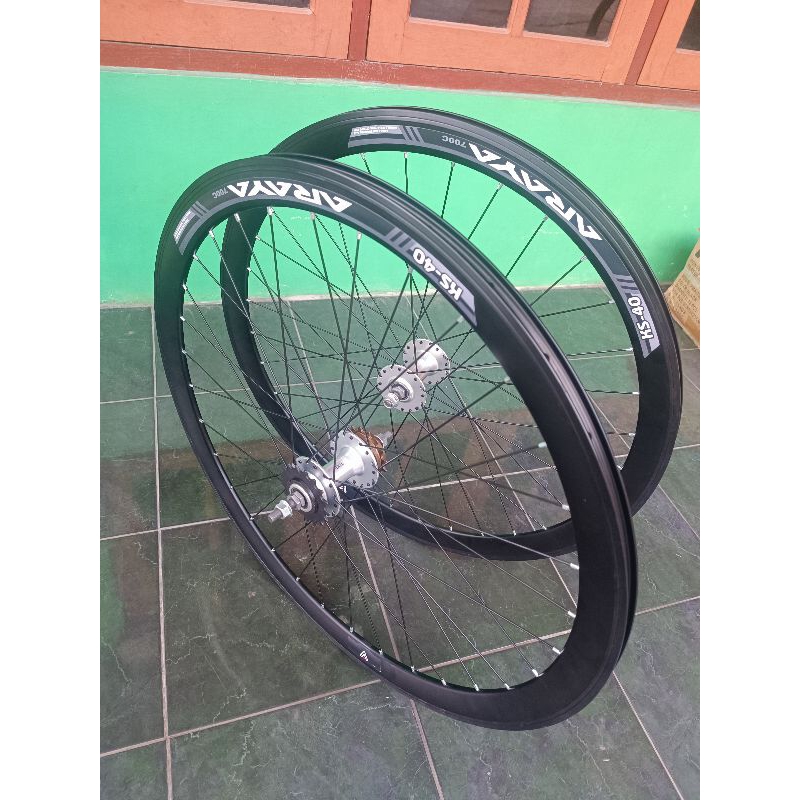 Jual Wheelset Fixie C Doltrap Freewheel Wheelset C Araya Ks Wheelset Sepeda Fixie