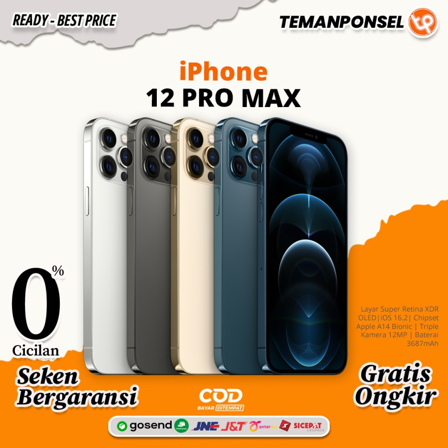 Jual IPhone 12 Pro Max 256GB Second Maantaabb.. | Shopee Indonesia