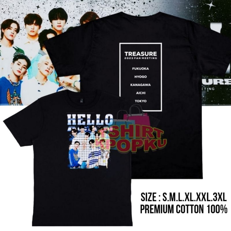 Jual (cod) KAOS korean kpop Treasure HELLO AGAIN 2023 fan meeting ...