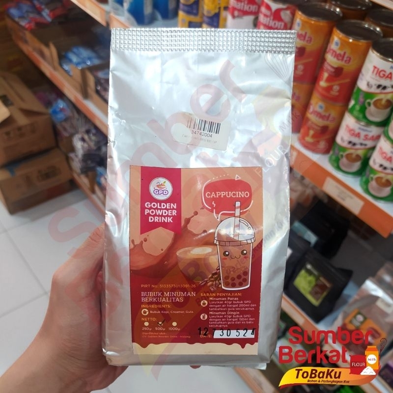 Jual Golden Powder Drink Bubuk Minuman Rasa Cokelat Coklat Greentea