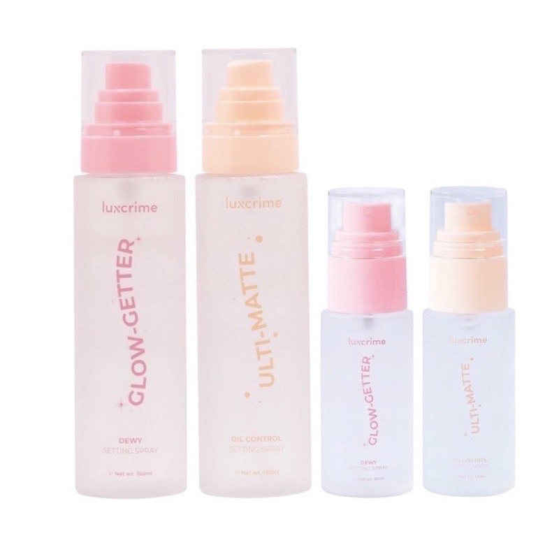 Jual LUXCRIME Setting Spray Oil Control & Dewy Series | Shopee Indonesia