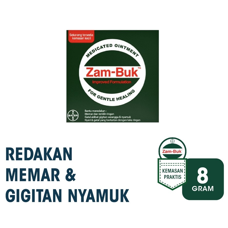 Jual Zam Buk Ointment Obat Luar Redakan Gigitan Serangga Memar 8 Gr