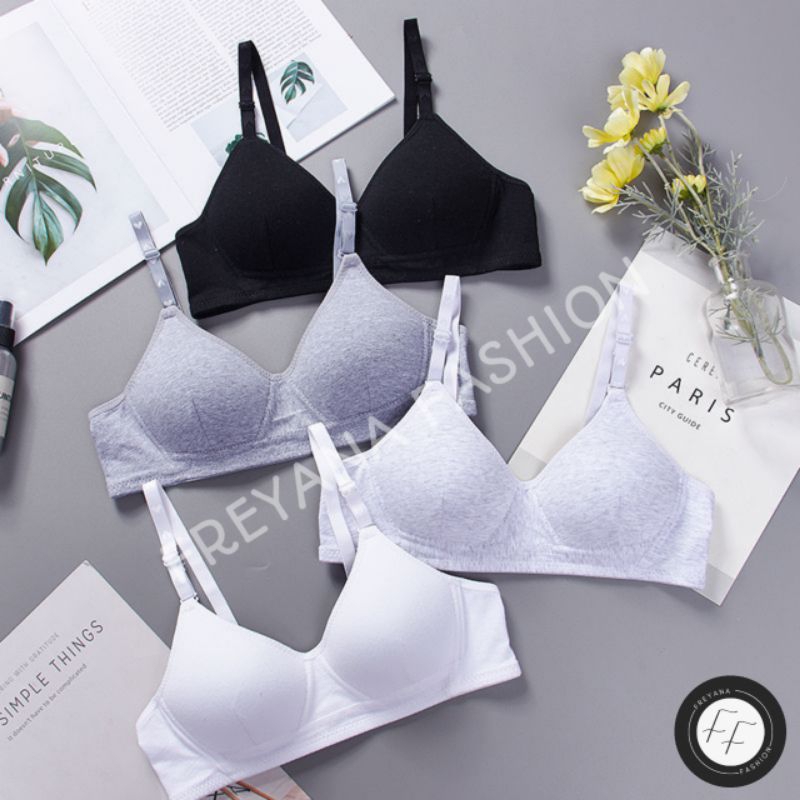 Jual ( COD ) Bra Push Up Tanpa Kawat Bikini Sport Beha Lingerie Korea ...