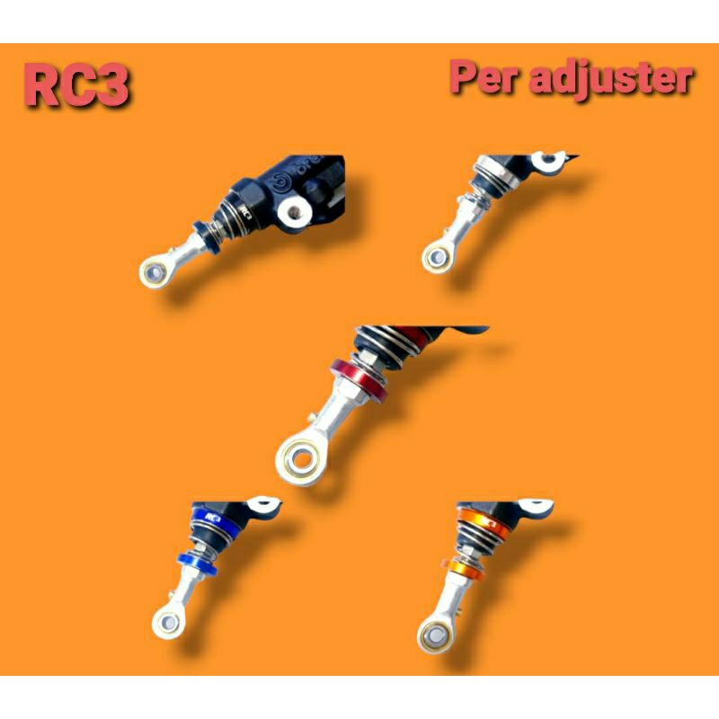 Jual RC3 Per adjuster rem disc belakang universal ninja 150 mx king dll ...