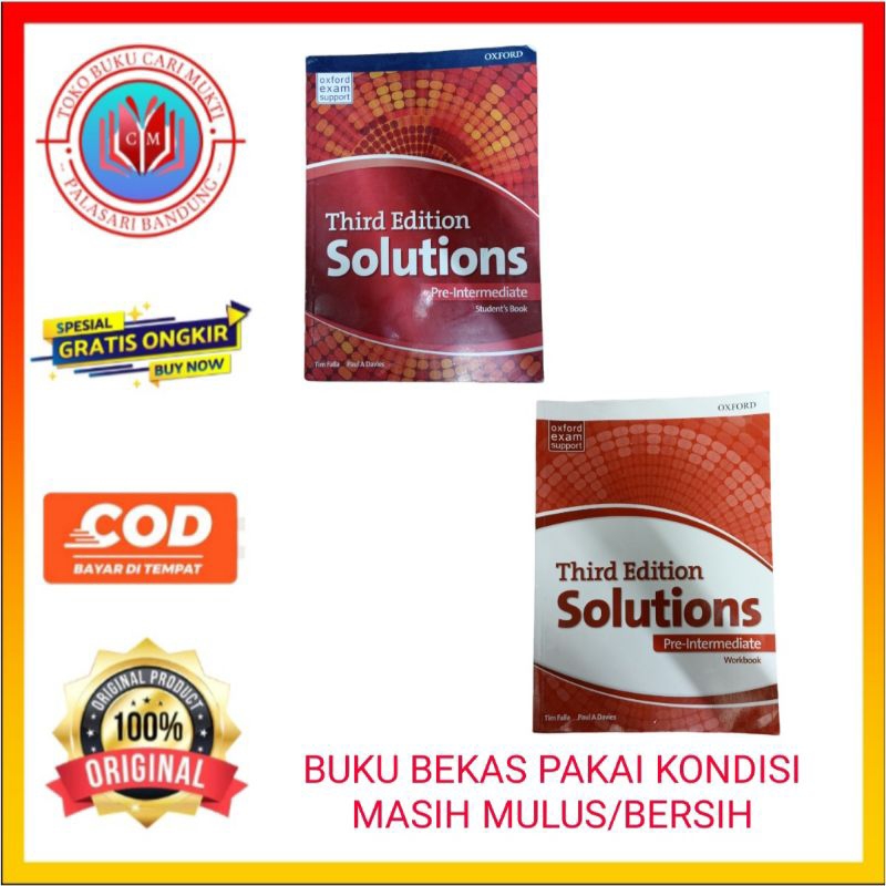 Jual Buku Third Edition Solutions Pre- Intermediate Student's Book and ...