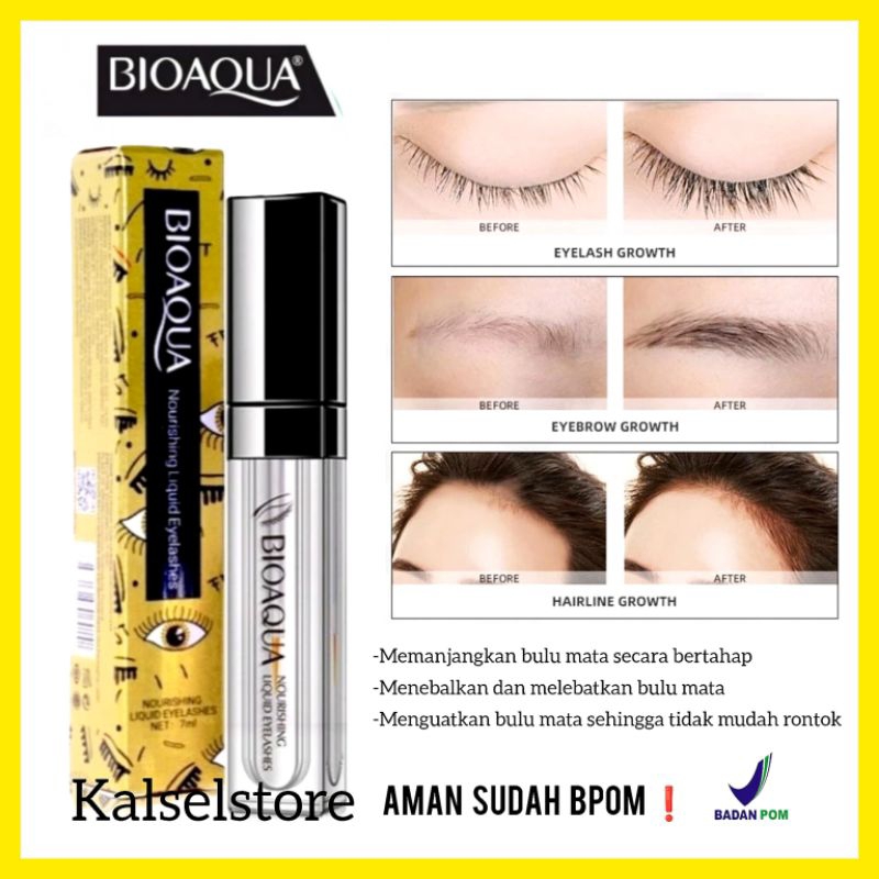 Jual Gratis Sisir Maskara [bpom] Bioaqua Liquid Eyelash Serum