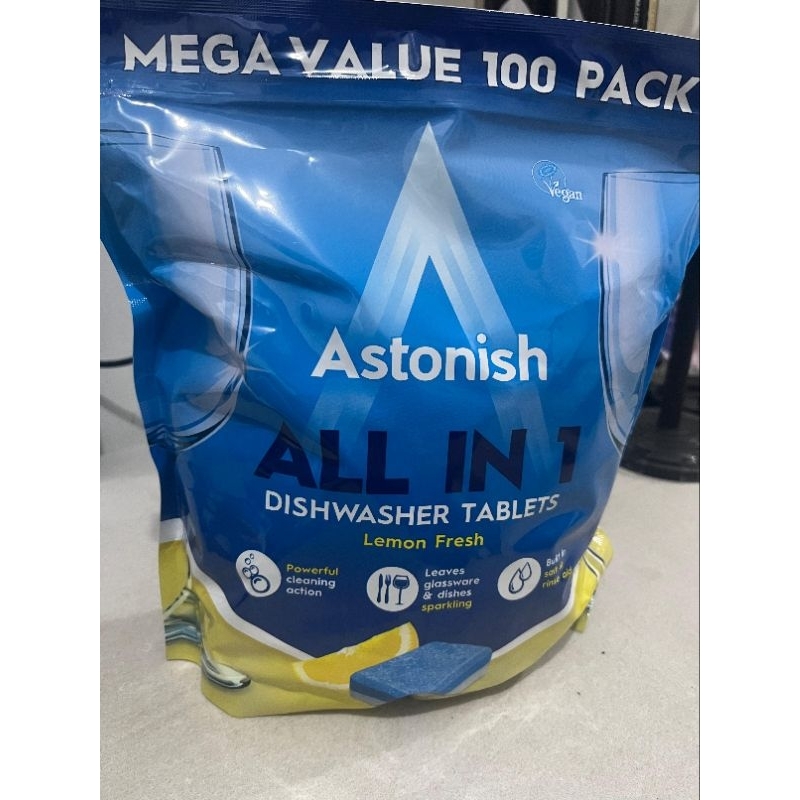 Jual Astonish Dishwasher Tablet 100 Pack Shopee Indonesia