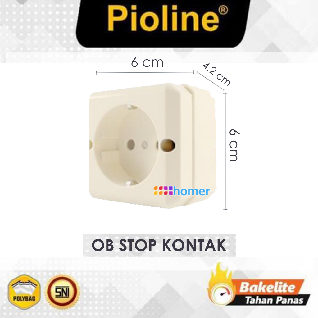 Jual PIOLINE Saklar listrik Stop Kontak OB Outbow Ori SNI Kualitas ...