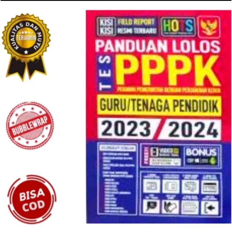 Jual BUKU Panduan Lolos Tes PPPK Untuk Guru / Tenaga Pendidik 2023-2024 ...