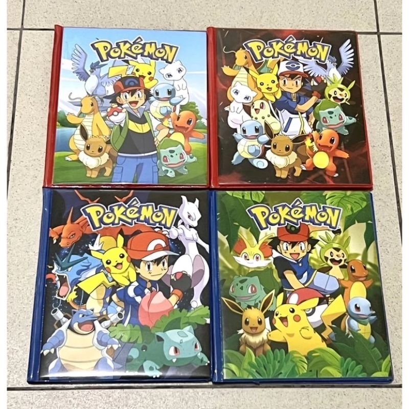 Jual ALBUM POKEMON sedang kapasitas 96 kartu/buku album kartu pokemon
