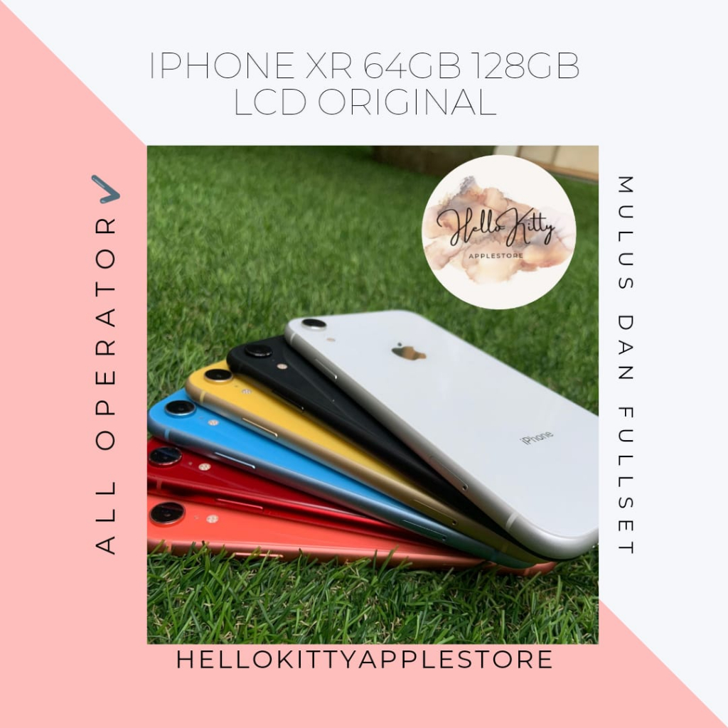 Jual Iphone Xr 64gb 128gb Fullset Lcd Original Mulus Original Bukan ...